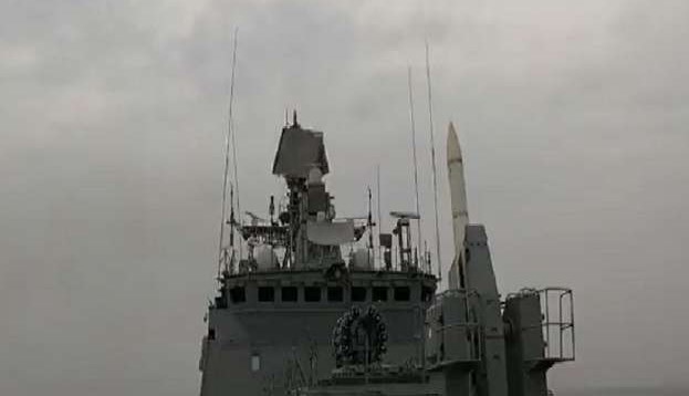 Indian Navy successfully tests surface to air missile system from warship